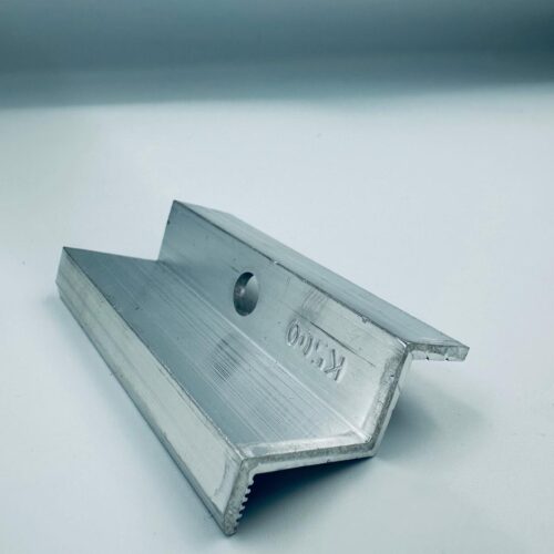 KLEMA KOŃCOWA SREBRNA WZMOCNIONA H35  | szerokość 80 mm